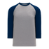 Athletic Knit 3/4 Sleeve Crew Neck Baseball Shirt (BA1846)